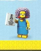 PATTY BOUVIER  LEGO MINIFIGURE 71009 SIMPSONS serie 2‪