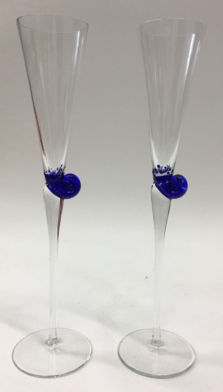 Murano Bicchieri: Sektgläser 2er Set aus Muranoglas – Usato da Olten venduto da ELHANDEL