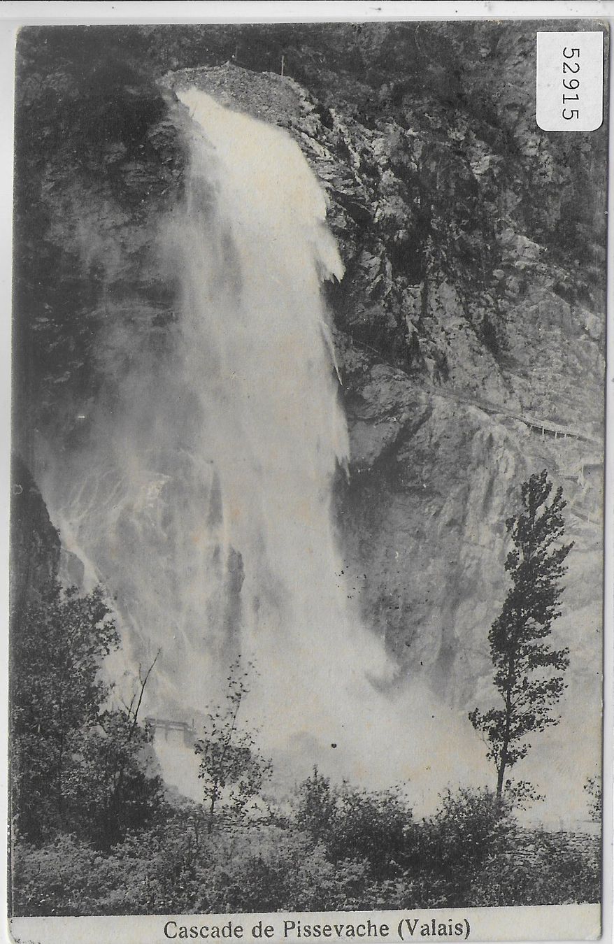 Cartes postales: Cascade de Pissevache – D'occasion à Ettingen par Kartenplanet