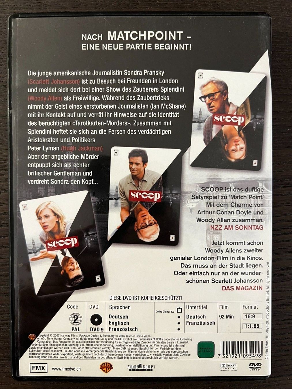 Alle DVDs: Scoop – Gebraucht aus Zürich von FilmFreunde 1