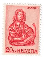 Schweiz  20 Fr. 1961 Jean ungestempelt **