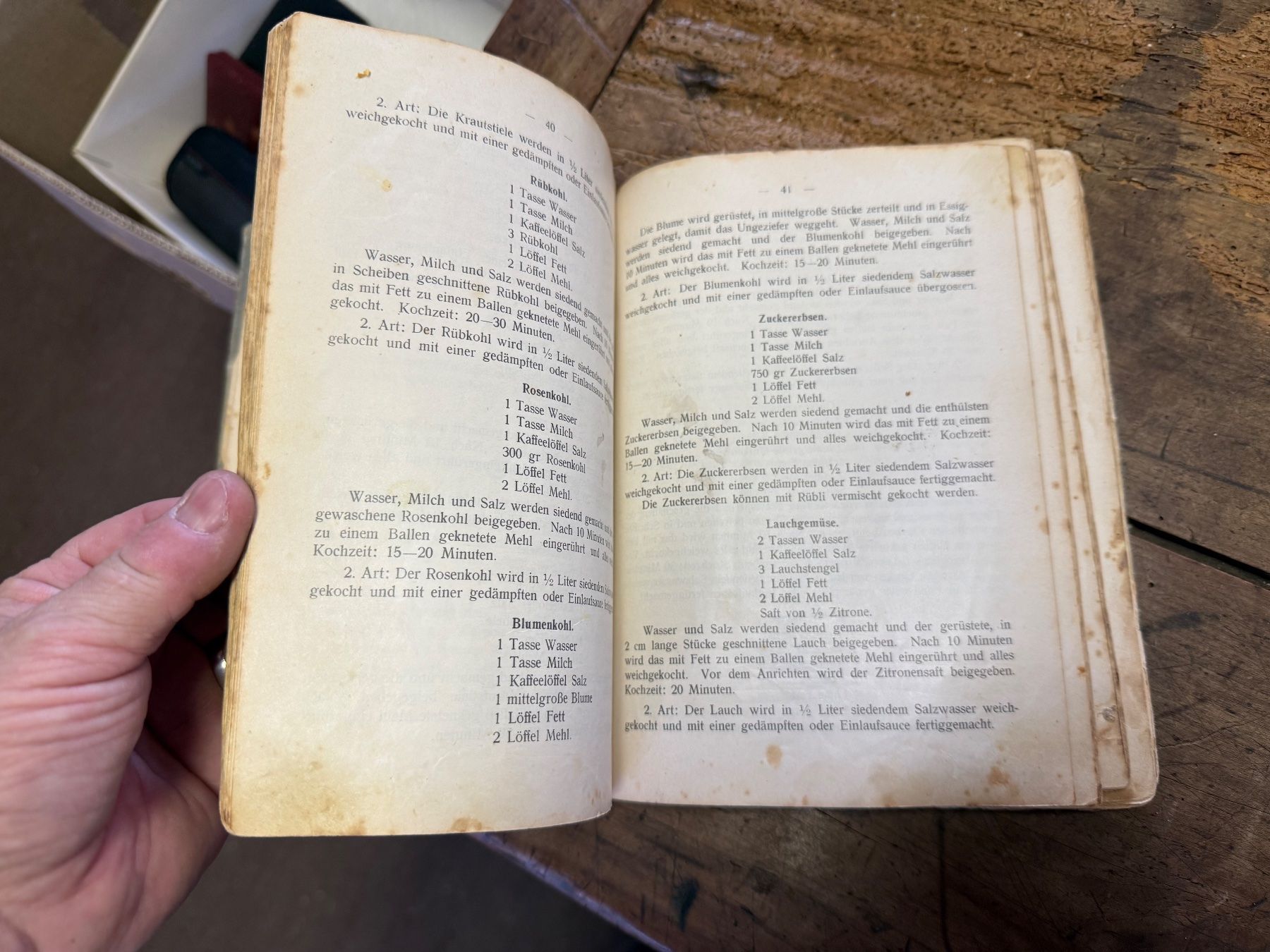 Bücher: 1930 antikes Berner Kochbuch – Gebraucht aus Bern von Jwpm66 4