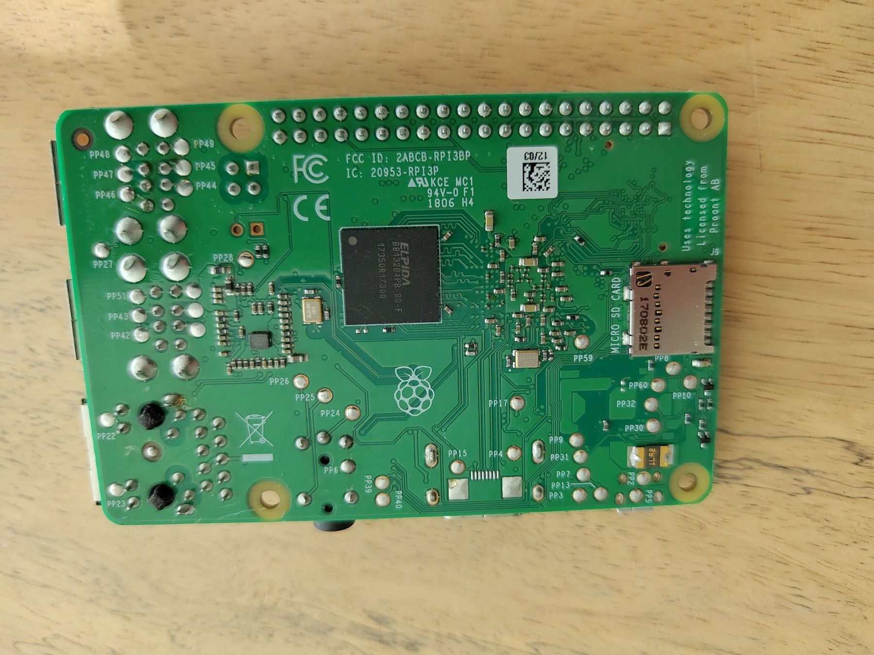 Raspberry Pi PC: Raspberry Pi 3 Model B V1.2 – Usato da Bôle venduto da Dljn 2
