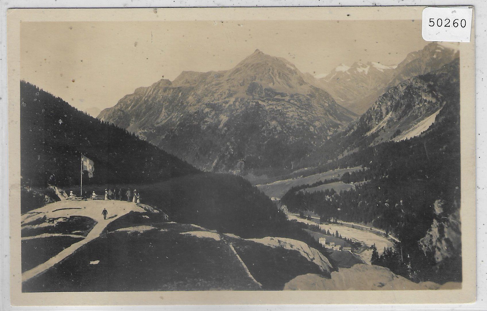 Cartoline postali: Maloja-Kulm - Blick ins Bergell – Usato da Ettingen venduto da Kartenplanet