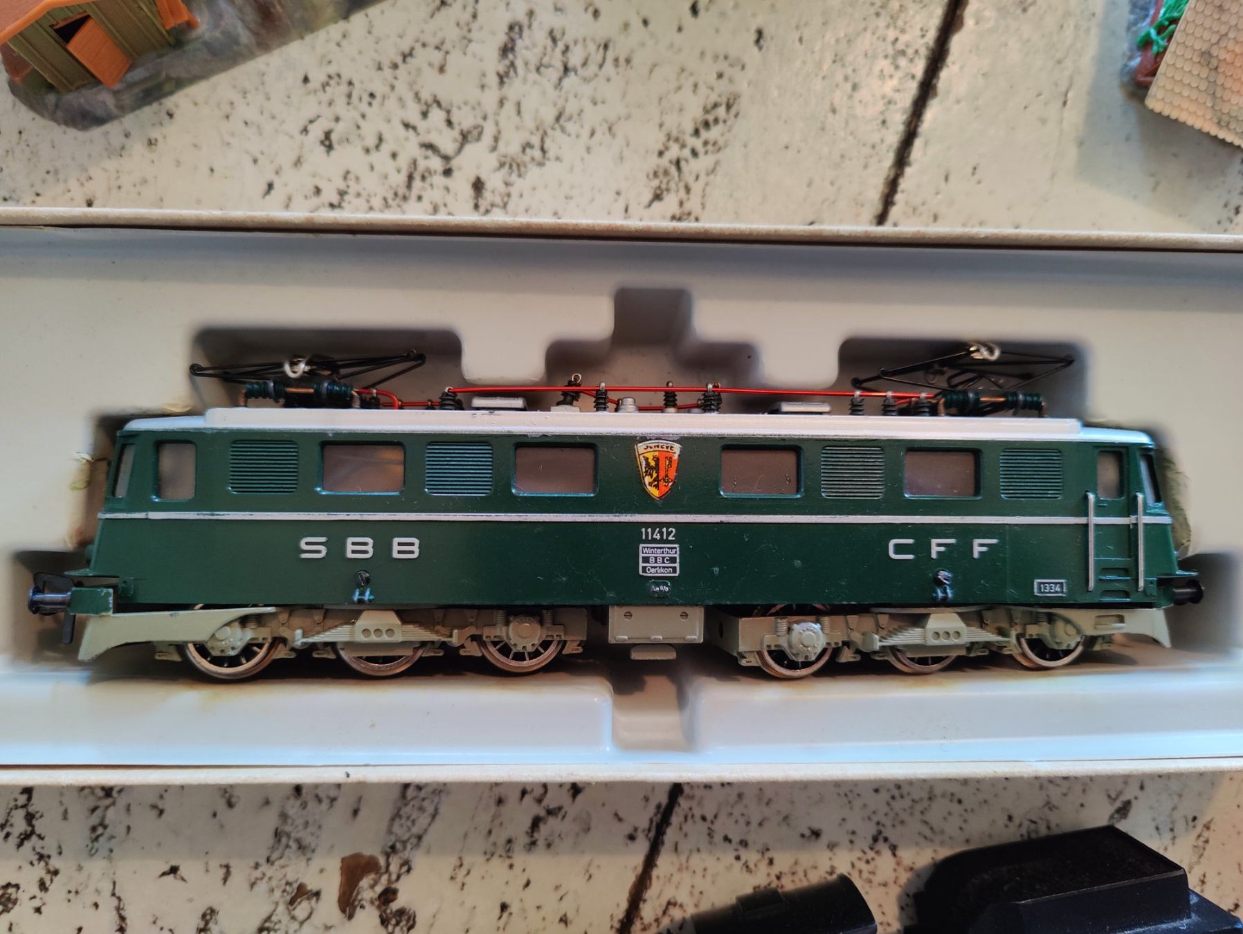 Fleischmann Modellini di ferrovie: Eisenbahnanlage Fleischmann, H0, analog - Full Set – Usato da Küsnacht ZH venduto da Astres 1