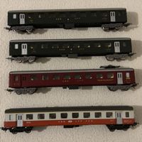 Lima Lot de 4 wagons vintage, idéal collectionneur!