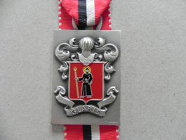 Huguenin Schweiz Medaille Wappen Kanton Glarus von Jahr 1974