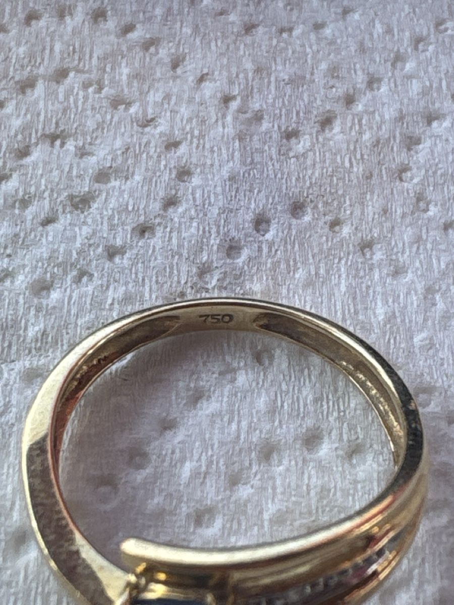 Ringe: Bague or 750 saphirs diamants – Gebraucht aus Versoix von tem_f7yk 2