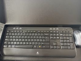 Logitech K520 Keyboard Mouse Combo used