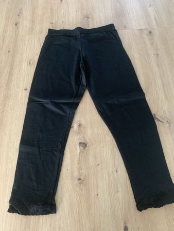3/4 Leggings mit Spitzen Gr.S neuwertig 
