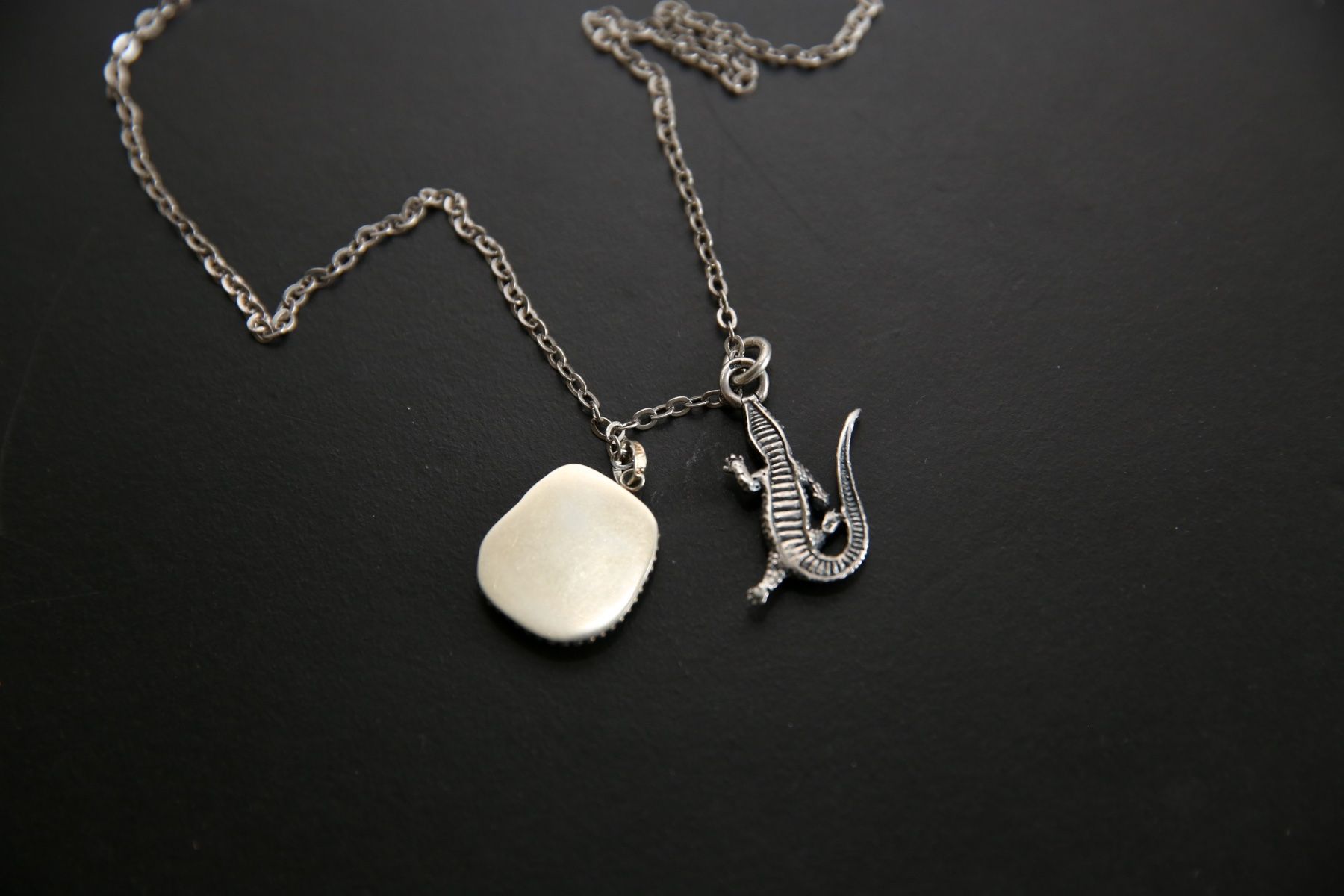 Ketten: vintage silver turquoise and croco chain – Gebraucht aus Zürich von considermichael 2