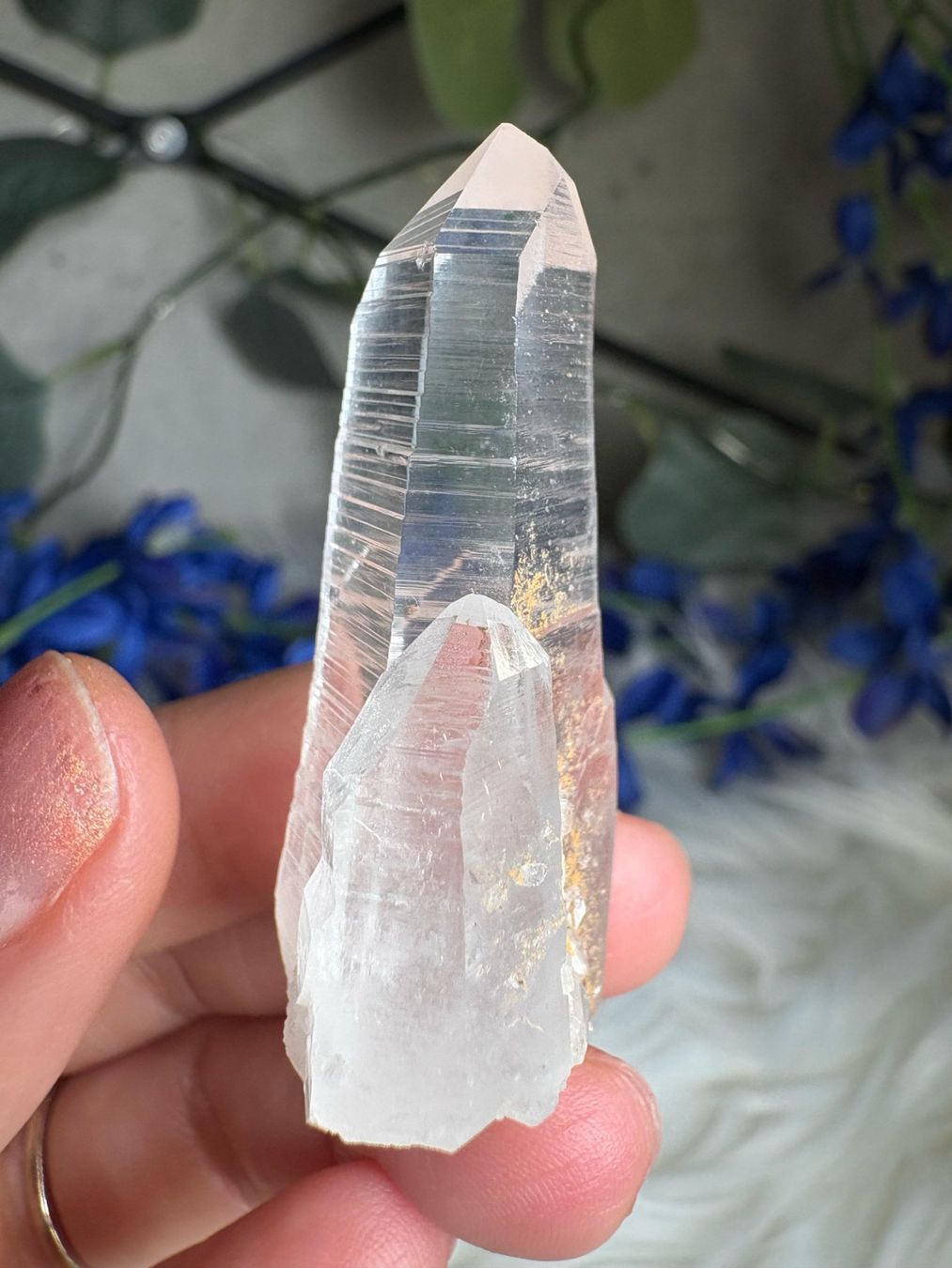 Mineralien & Heilsteine: Kolumbianischer Lemurian-Quarz-Cluster – Neu (gemäss Beschreibung) aus Neuheim von m.hald 5