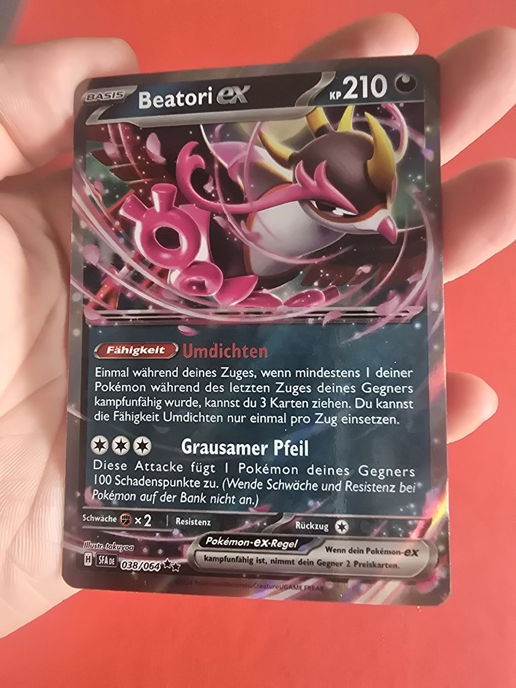 Pokémon Carte collezionabili: Pokemon, Beatori ex, 038/064,DE – Nuovo (secondo la descrizione) da Pfäffikon SZ venduto da gmw_8nk9 2