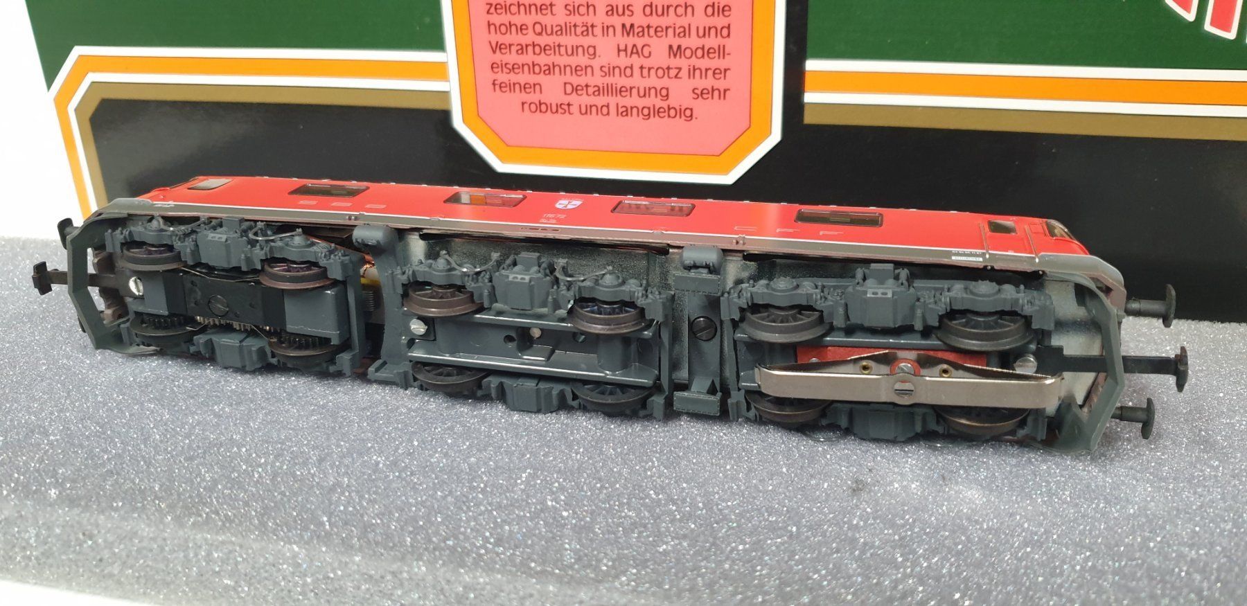 Hag Trains électriques: Hag SBB Re6/6 Balerna H0/AC Nr. 207 – Neuf (Voir description) à Neuenhof par ludovicco 6