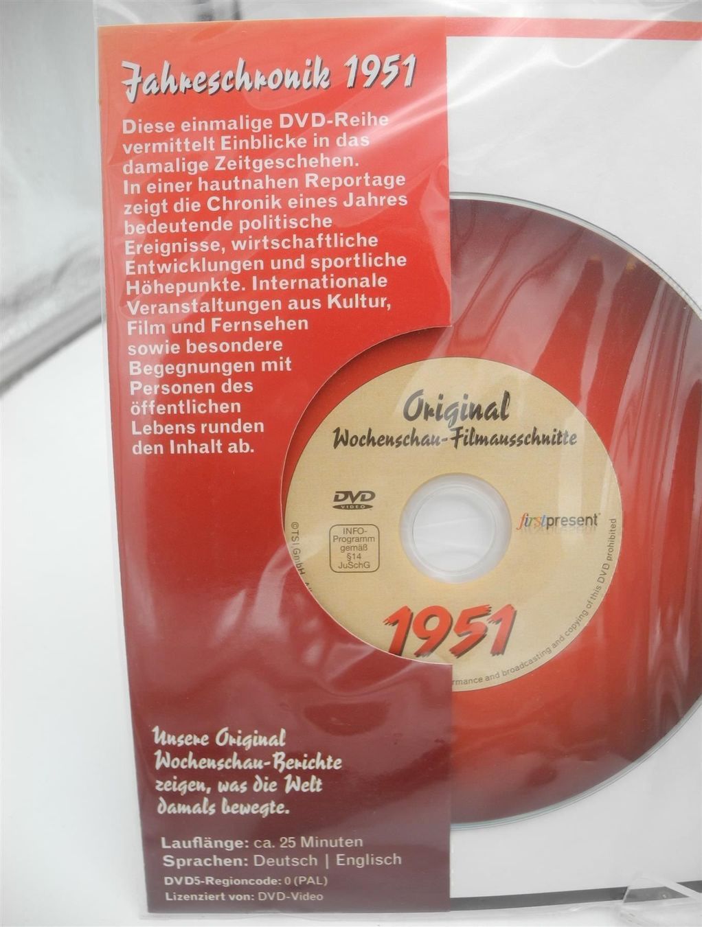 Cartoline: Geburtstagskarte mit CD, Jahr 1951 – Nuovo e nell'imballaggio originale da Kottwil venduto da Crazyrolf 2