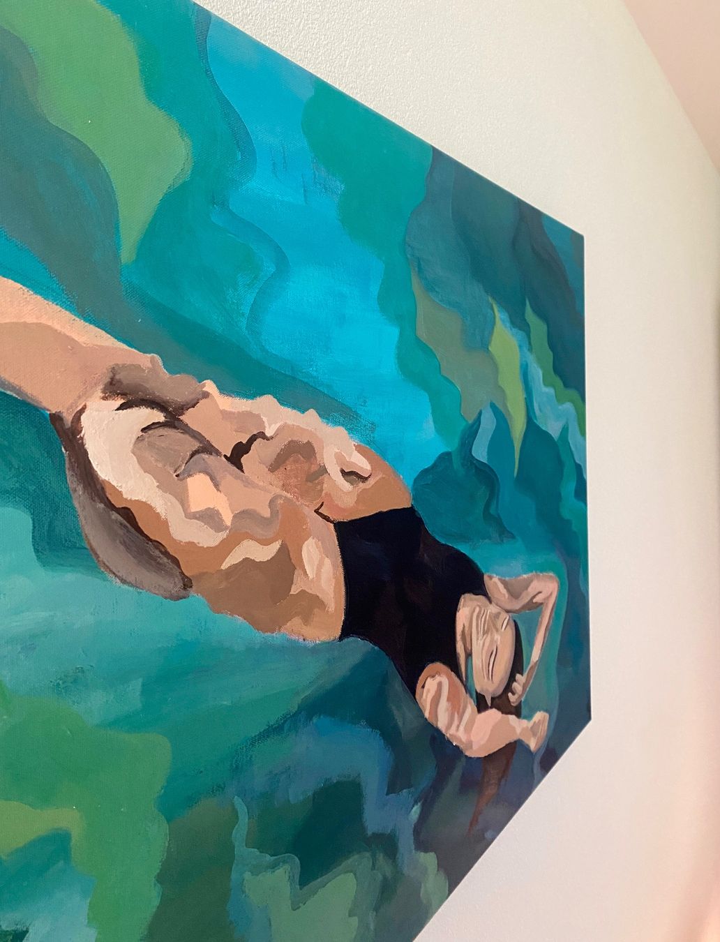 Dipinti: Gemälde "schwebende Frau" 90x60 cm – Usato da St. Gallen venduto da rod_kwm7 1