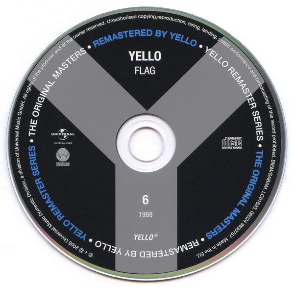 CD: Yello – Flag - Vergriffene Digipack! - a – Usato da Brittnau venduto da Zibu 2