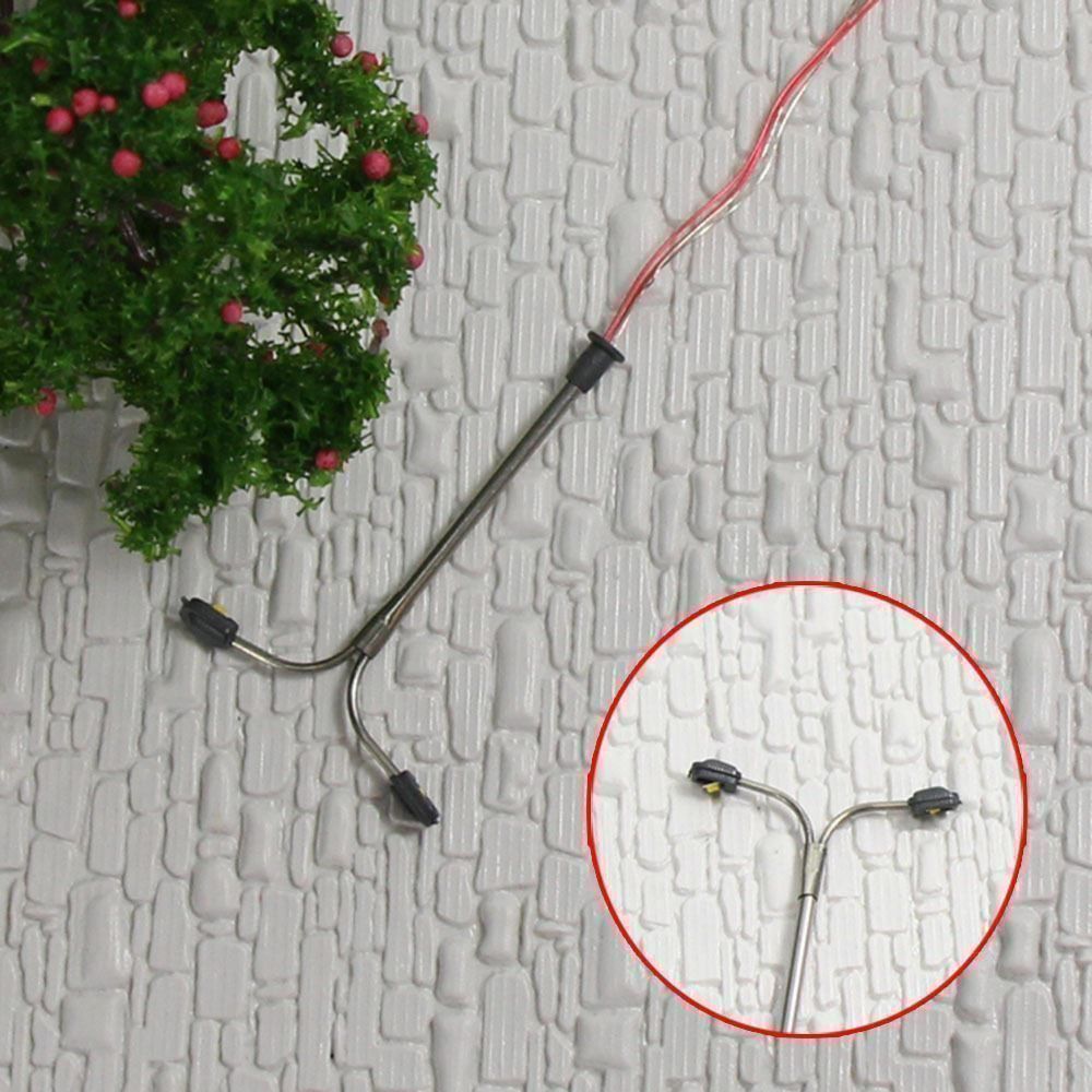 Modellini di ferrovie: LED-Doppelpeitschenlampe 38mm, Spur N – Nuovo (secondo la descrizione) da Luzern venduto da Salefactory 2
