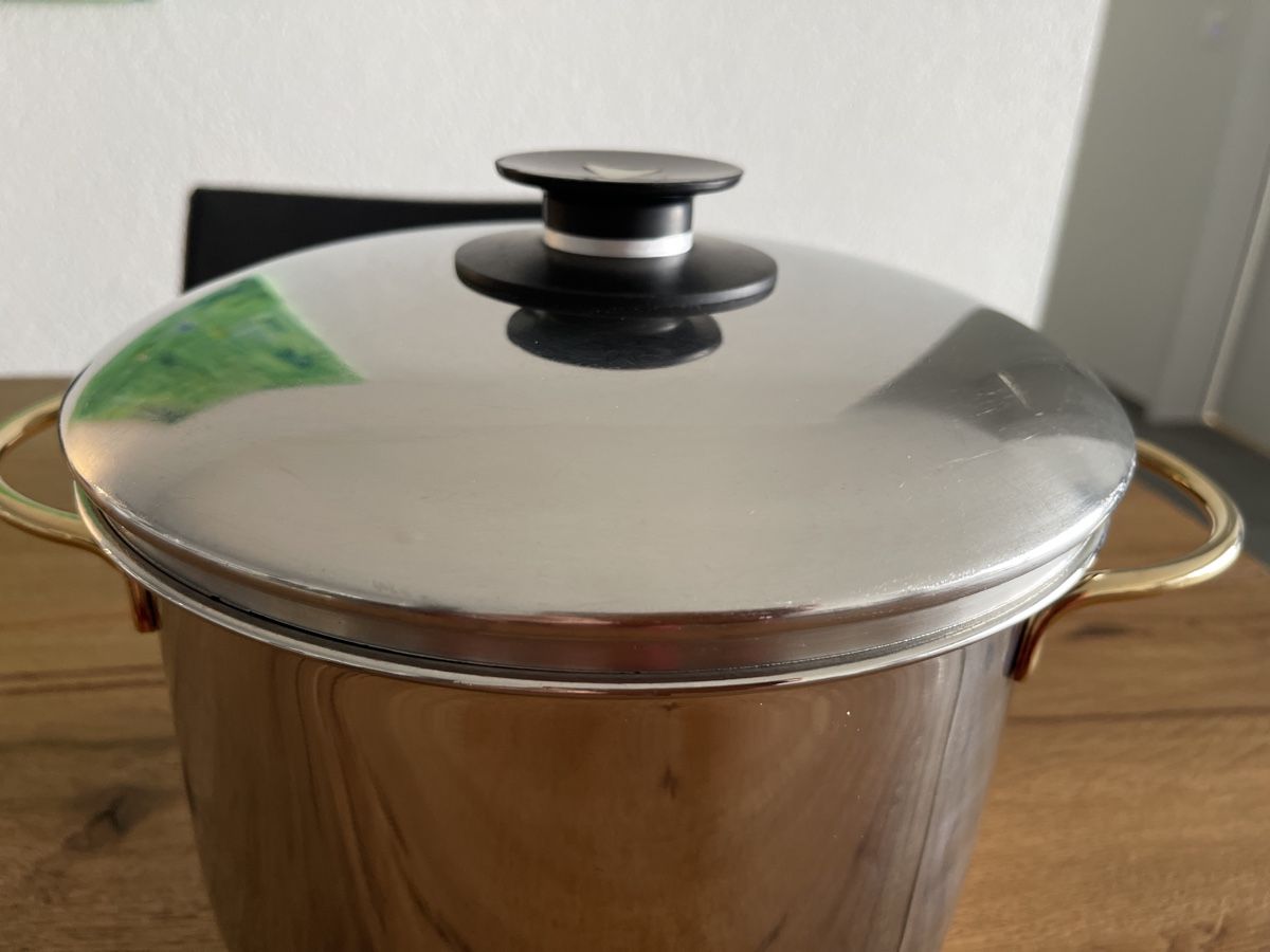 Padelle: Chromstahlpfanne / Topf 18/10 – Nuovo (secondo la descrizione) da Zufikon venduto da lea050 3