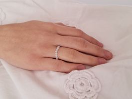 Fingerring Aquamarin 3mm *NEU"