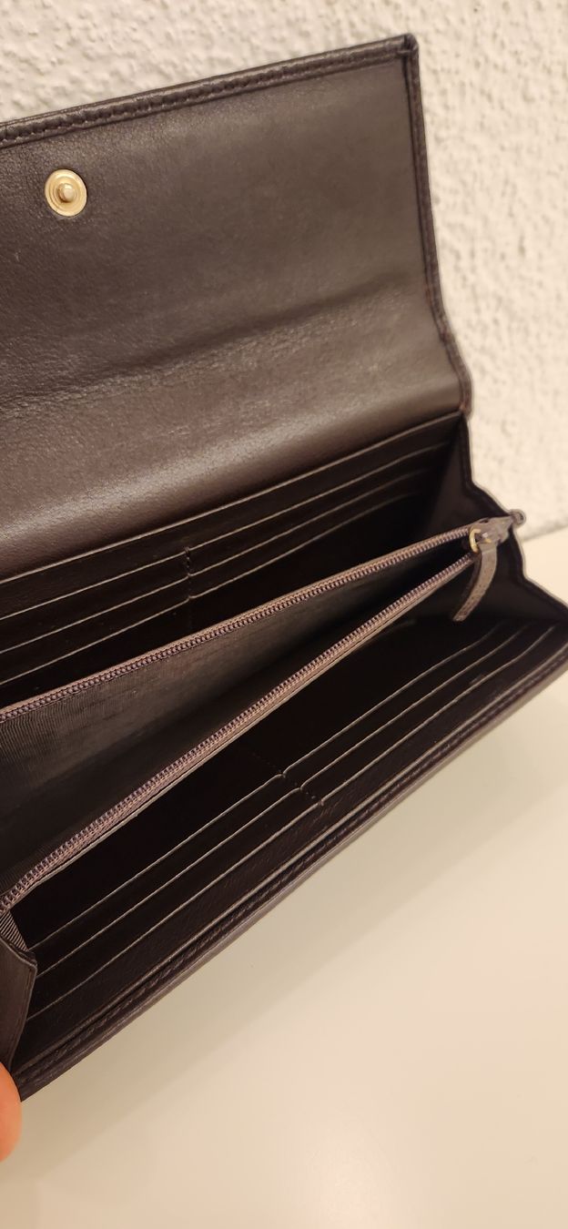 Gucci Portafogli: Gucci Portemonnaie Dunkelbraun – Usato da Wollerau venduto da CH8832 4