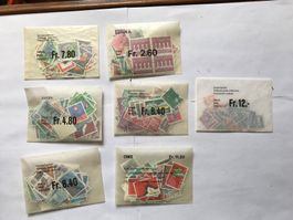 schweizer briefmarken aus albumräumung plus album