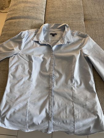 Elegante Damenbluse gestreift Grösse 48