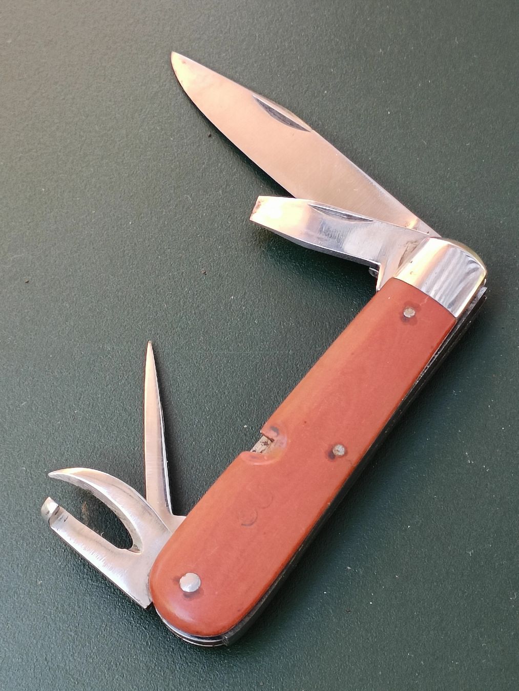 Schweizer Armee Coltelli tascabile: Sackmesser Wenger Delemont 1929 – Usato da Brugg AG venduto da Ente015 5