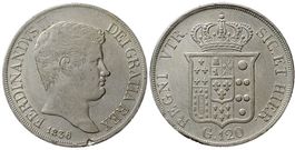 Italien, Napoli, Piastra da 120 Grana 1836