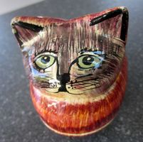 Dose Katze aus Papiermache
