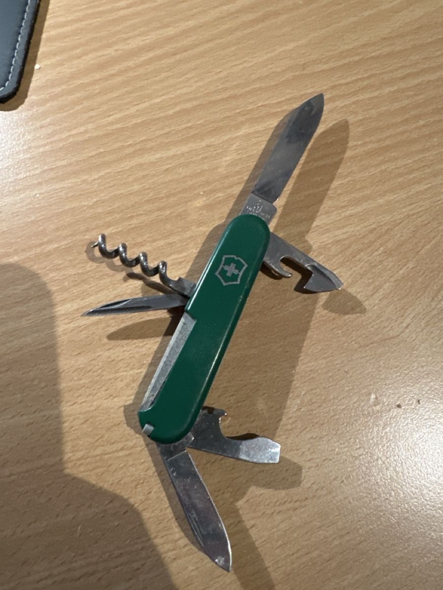 Victorinox Coltelli tascabile: Sackmesser, RUEGSEGGER Fensterfabrik, Grün – Usato da Dulliken venduto da Zuchu 2