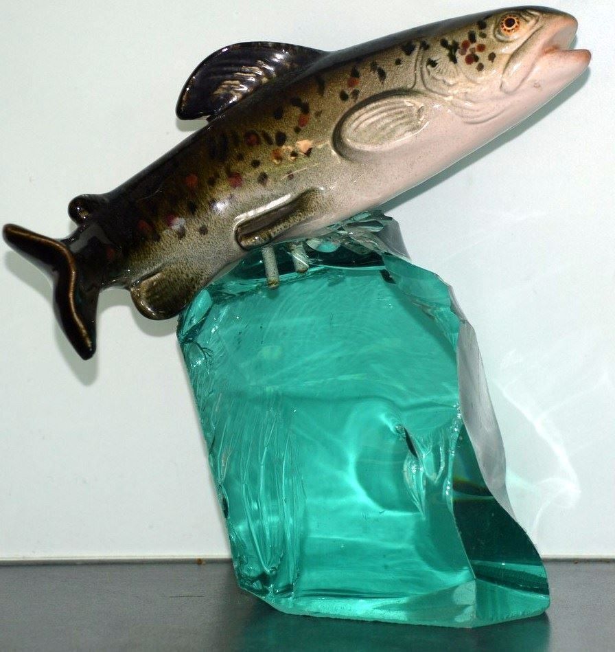 Bicchieri: Glasfische / Poisson en verre 4 kg – Usato da Collonges venduto da Auganien
