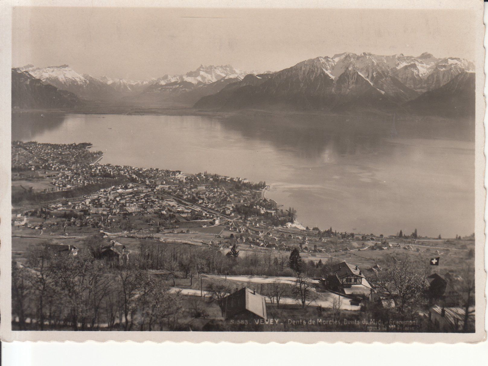 Cartoline postali: Vevey ca. 1940 – Usato da Bürglen TG venduto da StampGraf