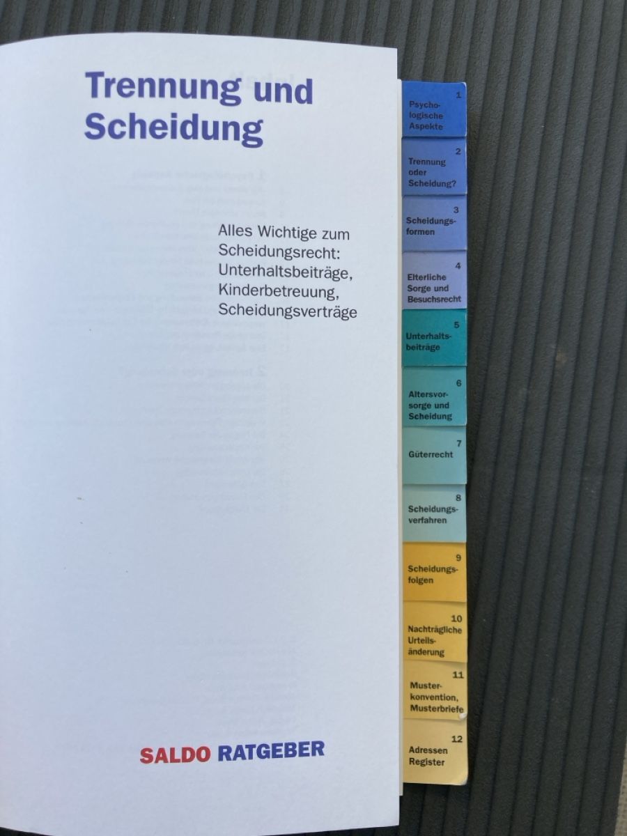 Bücher: Ratgeber Trennung und Scheidung – Gebraucht aus Mendrisio von rappoport 2