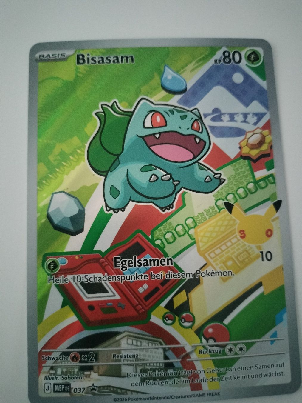 Pokémon Sammelbilder & Trading cards: Bisasam MEP 037 – Neu (gemäss Beschreibung) aus Balsthal von hei_xn6y