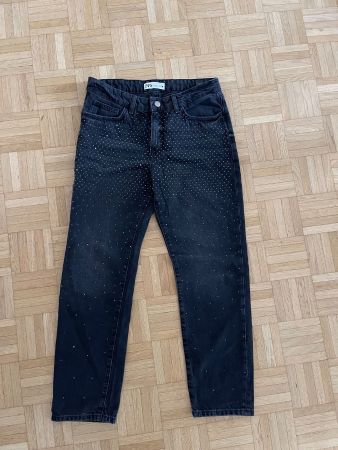 Damen Jeans mit Steinchen Gr. 38