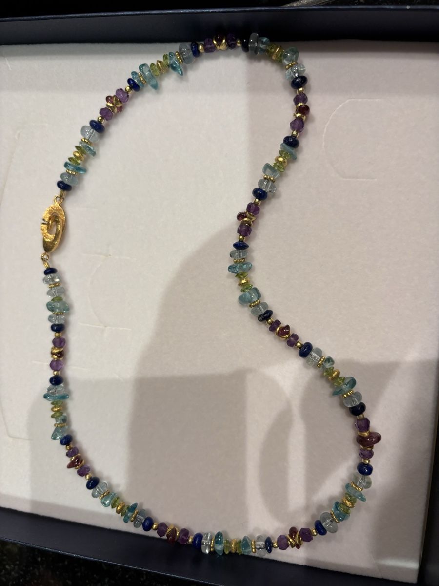 Catenine: Edelstein Kette – Nuovo e nell'imballaggio originale da Auenstein venduto da sonnenschein1256 1