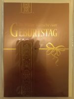 SCHÖNE GEBURTSTAGSKARTE KUPFER NAGELNEU UND OVP!