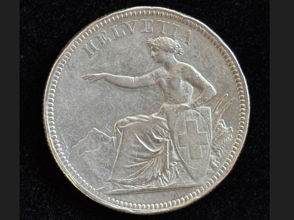 Tutti le monete: Sitzende Helvetia 5 Fr. 1874 B. – Usato da Niederlenz venduto da Angi_e