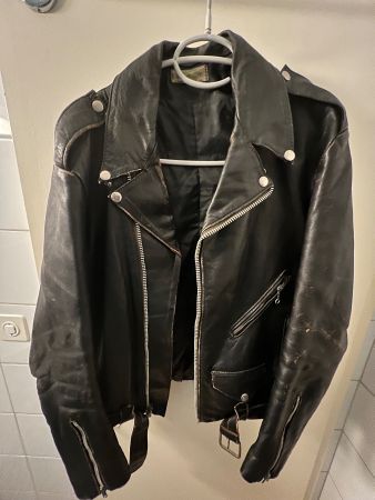 Blouson Vintage véritable cuir (M)importé des US