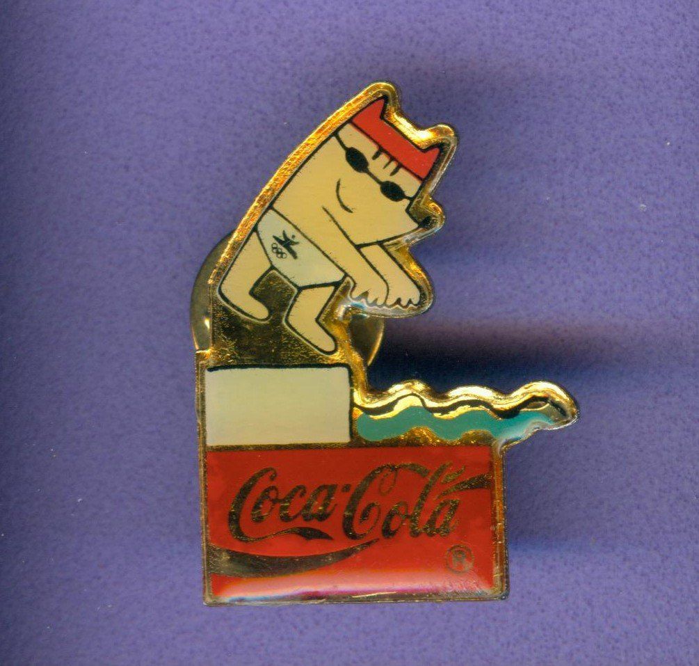 Coca-Cola Plaquettes & Badges: Coca Cola  Barcelona '92  Maskottchen – D'occasion à Winterthur par Sammleroase