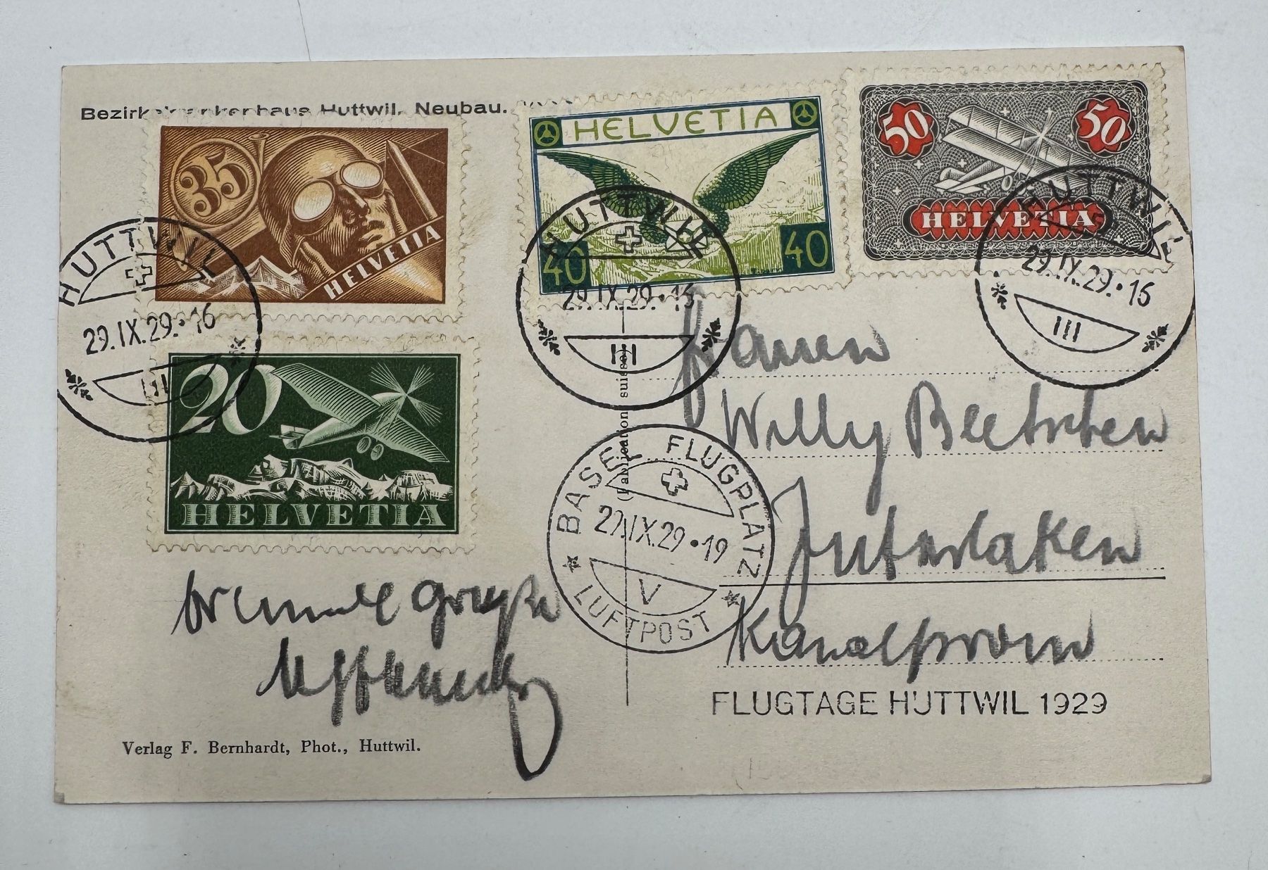 Tous les timbres: Briefmarken Luftpost Schweiz – D'occasion à Sachseln par BONATI01 2
