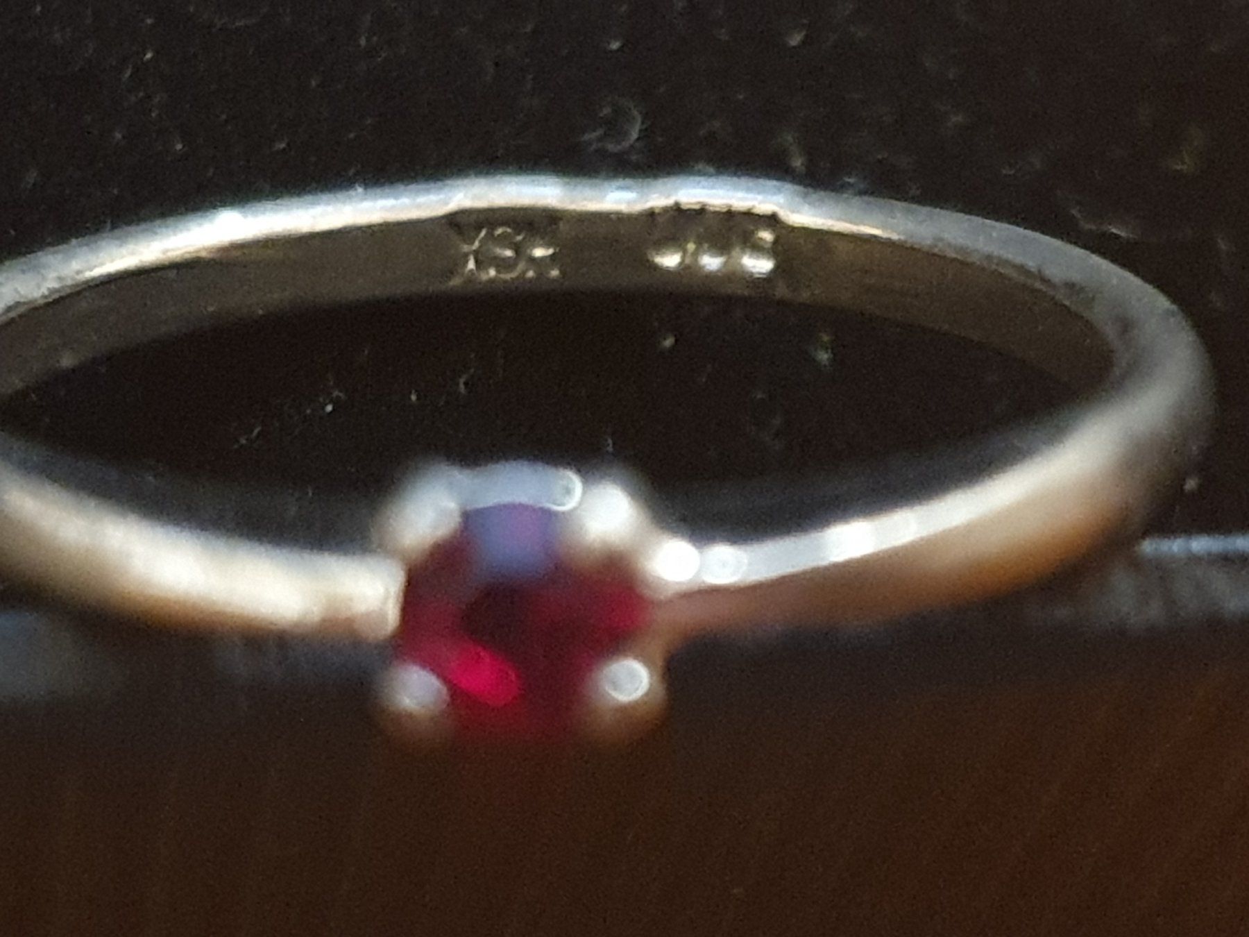 Anelli: Silber Ring Silber 800 Rubin Damenring – Usato da Russikon venduto da eunicetungol 4