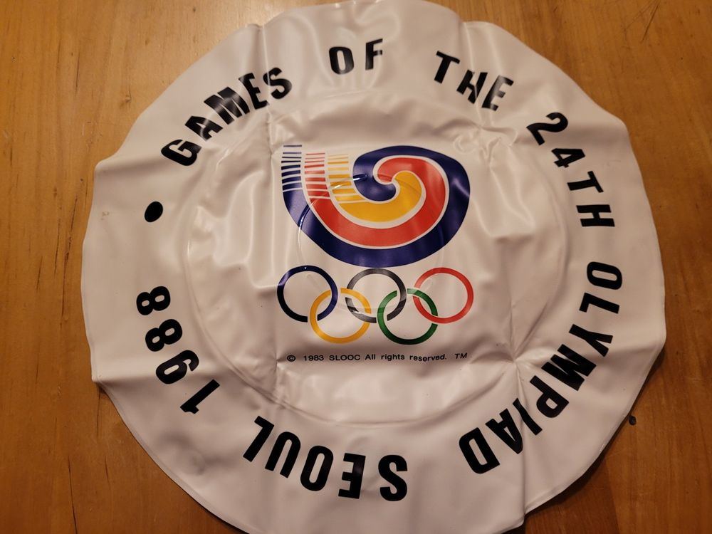 Lot De 6 Cuillères Souvenir Mascotte Hodori - Jeux Olympiques Séoul 1988 - Boîte Velours Plaqué Or