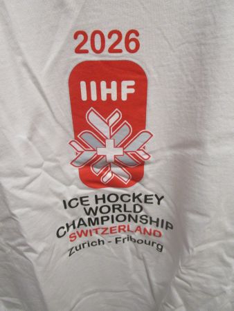 IIHF EISHOCKEY WM 2026 SCHWEIZ T-SHIRT NEUWERTIG/UNGETRAGE L