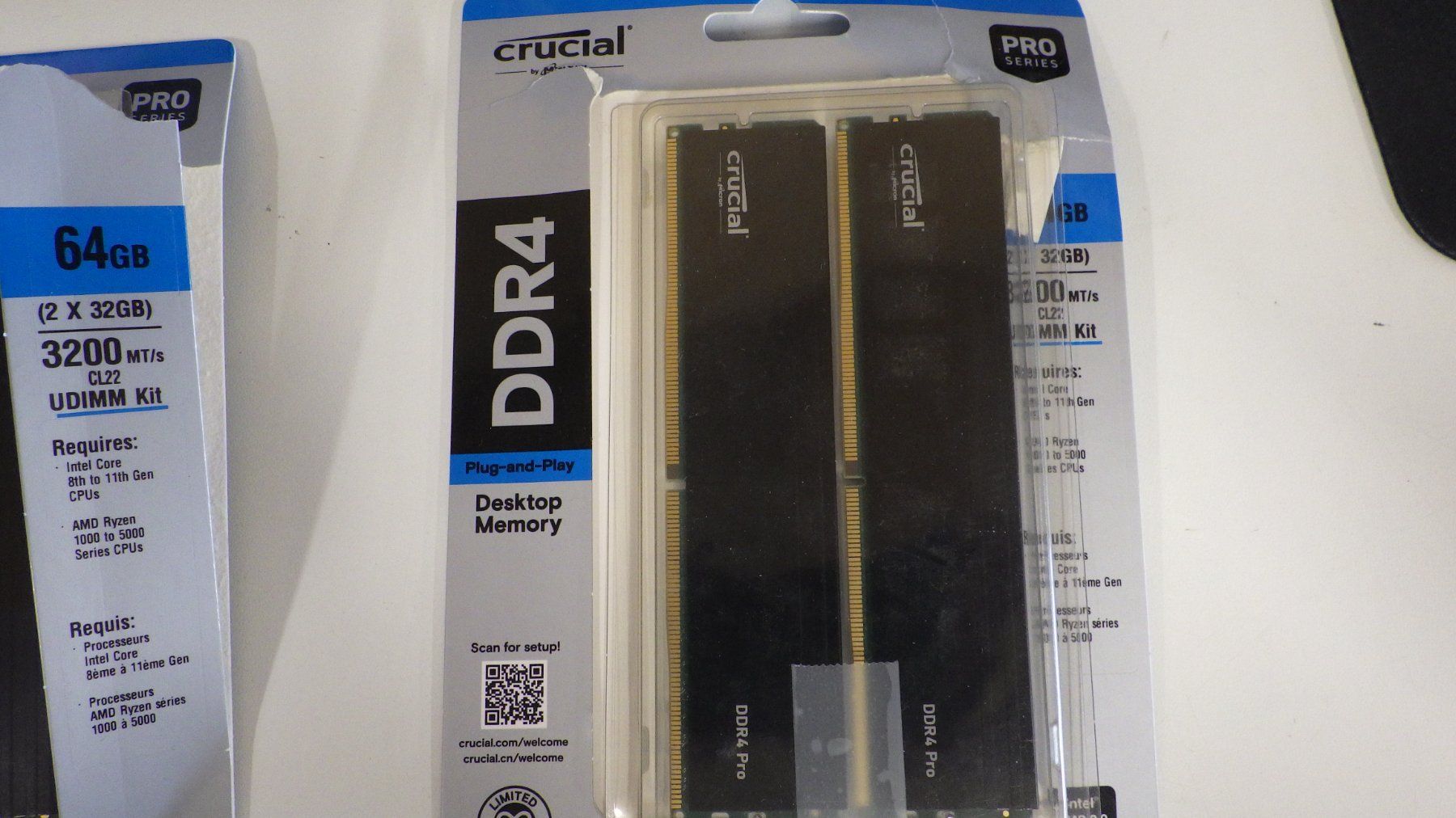 Crucial Memoria / RAM: 3200 64GB KIT Crucial 32GBx2 – Nuovo e nell'imballaggio originale da Gossau ZH venduto da OrderflowAG