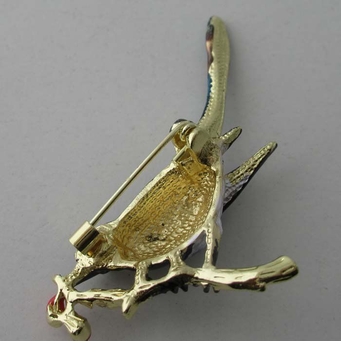 Broschen & Nadeln: Elster Vogel Broschen Emaille mit Strass – Neu (gemäss Beschreibung) aus Stein am Rhein von Vitrum8260 2