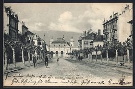 AK Yverdon, Rue Haldimand, 1909