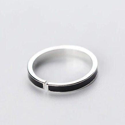 Ringe: Schwarzer Silber Ring – Neu und originalverpackt aus Wil SG von Veratier 3