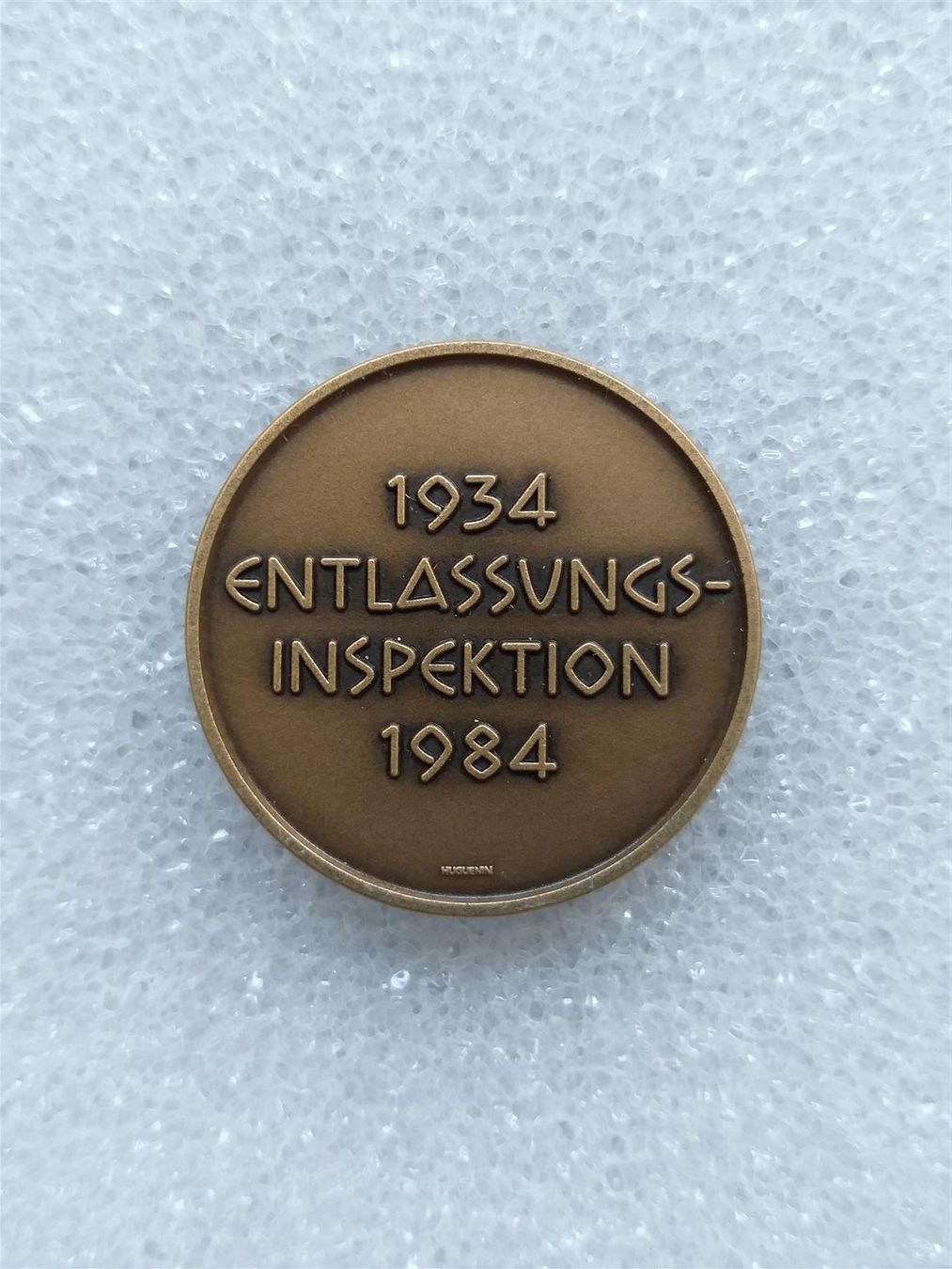 Medaglie: Medaille Entlassungsinspektion 1984 – Usato da Bauma venduto da SwissMilitaria 1